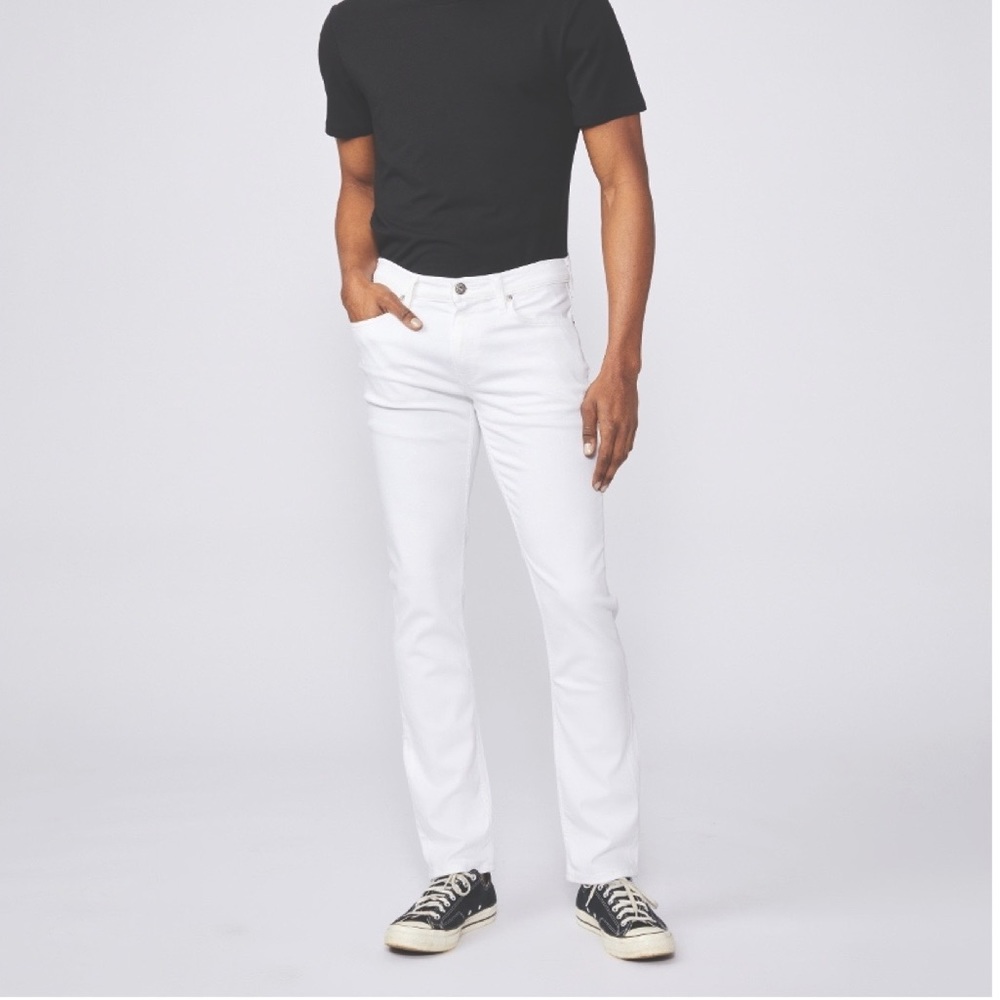 Paige , Mens white skinny jeans
